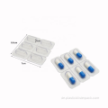 Benutzerdefinierte medizinische Clear Pill Capsule Blister Pack Tablett